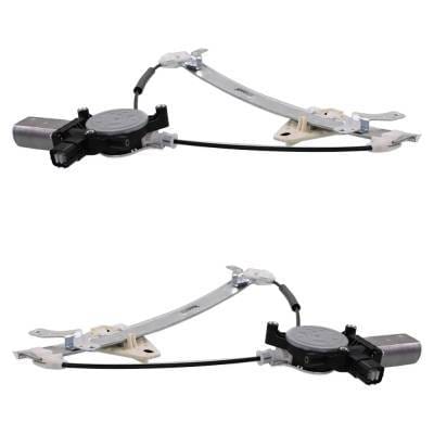 Front Left And Front Right Window Regulator Compatible With Acura Tsx Base 4 Cyl 2.4L 2004-2008 thumbnail 5