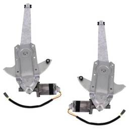 New Front Left And Front Right Window Regulator Compatible With Ford F-250 Custom F-59 Commercial