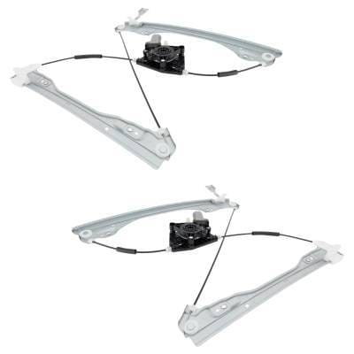 New Front Left And Front Right Window Regulator Compatible With Chrysler Pacifica L 6 Cyl 3.6L thumbnail 3