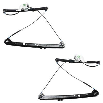 New Front Left And Front Right Window Regulator Compatible With Bmw X5 4.8Is 8 Cyl 4.8L X5 4.6Is 8