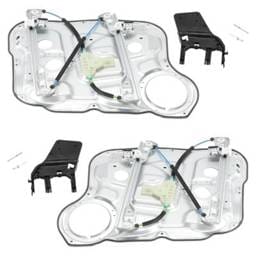 New Front Left And Front Right Window Regulator Compatible With Hyundai Santa Fe Gl 6 Cyl 2.7L Santa