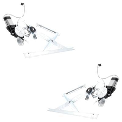 New Front Left And Front Right Window Regulator Compatible With Ford F-250 Super Duty Xlt 8 Cyl 6.4L thumbnail 3