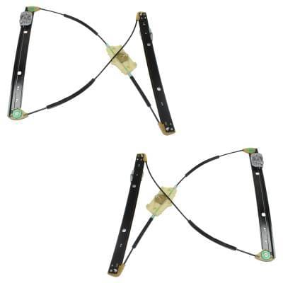 New Front Left And Front Right Window Regulator Compatible With Audi Q7 Premium 8 Cyl 4.2L Q7 Tdi 6