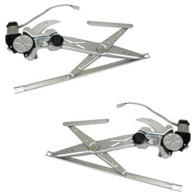 New Front Left And Front Right Window Regulator Compatible With Honda Civic Dx Civic Cx 1992-1995 By