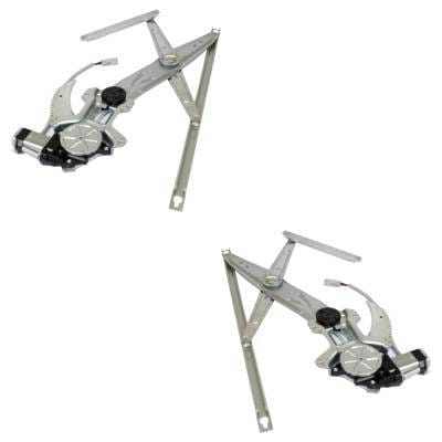 New Front Left And Front Right Window Regulator Compatible With Honda Civic Dx Civic Cx 1992-1995 By thumbnail 5