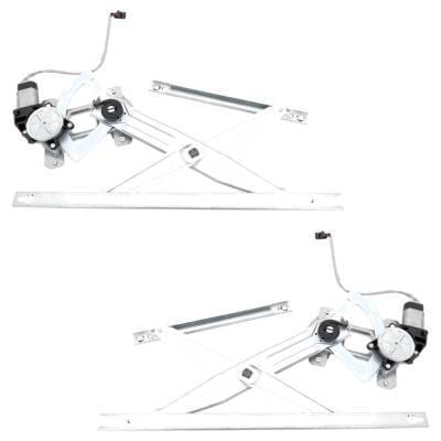 New Front Left And Front Right Window Regulator Compatible With Ford F-350 Super Duty