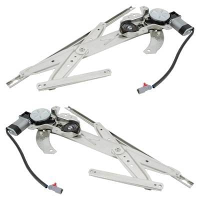 New Front Left And Front Right Window Regulator Compatible With Honda Accord Se 4 Cyl 2.3L Accord Dx thumbnail 5