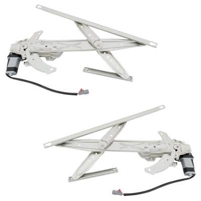 New Front Left And Front Right Window Regulator Compatible With Honda Accord Se 4 Cyl 2.3L Accord Dx thumbnail 7