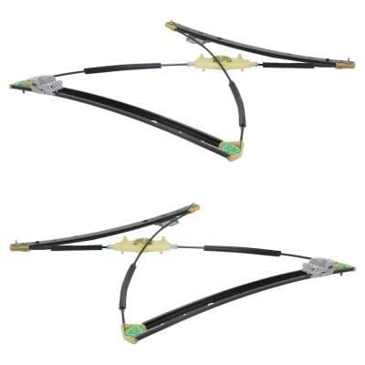 New Front Left And Front Right Window Regulator Compatible With Audi Q7 Prestige 6 Cyl 3.0L 2011 thumbnail 5