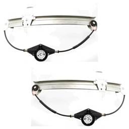 New Front Left And Front Right Window Regulator Compatible With Lincoln Town Car Cypress 8 Cyl 4.6L
