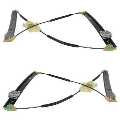 New Front Left And Front Right Window Regulator Compatible With Audi Q7 Sport 6 Cyl 3.0L 2011 thumbnail 7