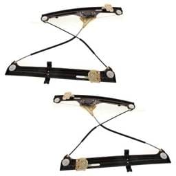 New Front Left And Front Right Window Regulator Compatible With Bmw X5 3.0Si 6 Cyl 3.0L X5 Xdrive48i