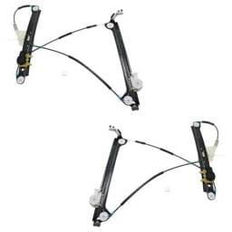 New Front Left And Front Right Window Regulator Compatible With Bmw 135Is Base 6 Cyl 3.0L 128I Base