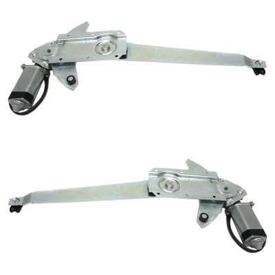 New Front Left And Front Right Window Regulator Compatible With Ford Bronco Xlt Sport F-250 Xlt thumbnail 9