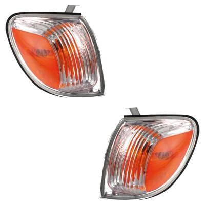 Front Left And Front Right Turn Signal Light Compatible With Toyota Tundra Base 6 Cyl 4.0L 2005-2006