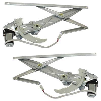 New Front Left And Front Right Window Regulator Compatible With Honda Civic Dx Civic Vx 1992-1995 By thumbnail 9