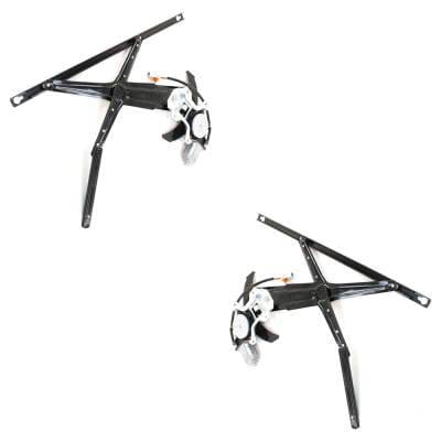 New Front Left And Front Right Window Regulator Compatible With Honda Civic Dx Civic Vx 1992-1995 By thumbnail 13