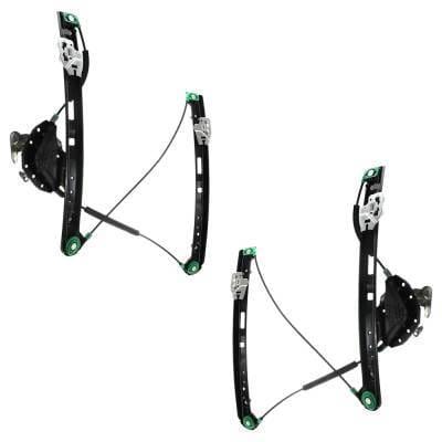New Front Left And Front Right Window Regulator Compatible With Bmw 330I Base 6 Cyl 3.0L 323I Base 6