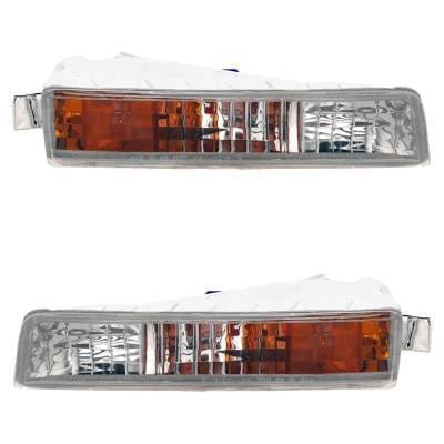 New Front Right And Front Left Turn Signal Light Compatible With Honda Prelude Base 4 Cyl 2.2L