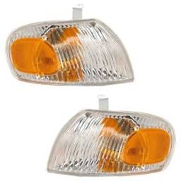 New Front Left And Front Right Turn Signal Light Compatible With Chevrolet Prizm Base 4 Cyl 1.8L