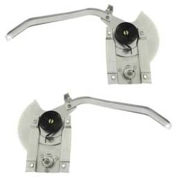 New Front Left And Front Right Window Regulator Compatible With Ford Mustang Base 6 Cyl 2.8L Mustang