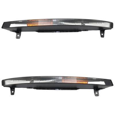 New Pair Of Parking Light Compatible With Audi Q7 Base Q7 Prestige 2010-2015 By 4L0953041c-Pfm