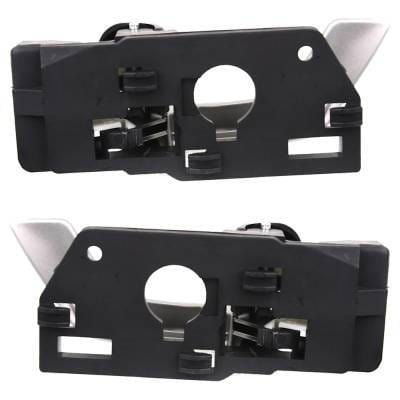 Front Left And Right Interior Door Handle Compatible With 2003-2008 Hyundai Tiburon Silver With Lock thumbnail 9
