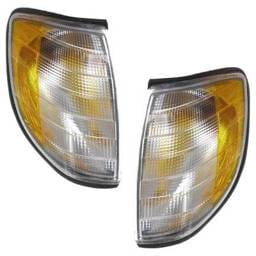 New Pair Of Parking Light Compatible With Mercedes Benz S500 Base 8 Cyl 5.0L S420 Base 8 Cyl 4.2L