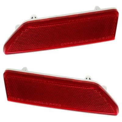 New Rear Left And Rear Right Bumper Reflector Compatible With Gmc Terrain Denali 6 Cyl 3.6L Terrain thumbnail 7
