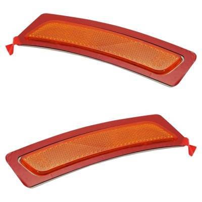 New Front Left And Front Right Bumper Reflector Compatible With Bmw 535D Base 6 Cyl 3.0L 550I Base 8 thumbnail 3