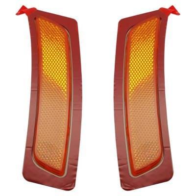 New Front Left And Front Right Bumper Reflector Compatible With Bmw 535D Base 6 Cyl 3.0L