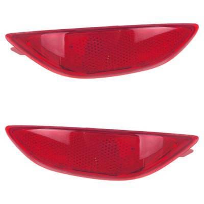 New Rear Left And Rear Right Bumper Reflector Compatible With Hyundai Accent L Accent Value Edition