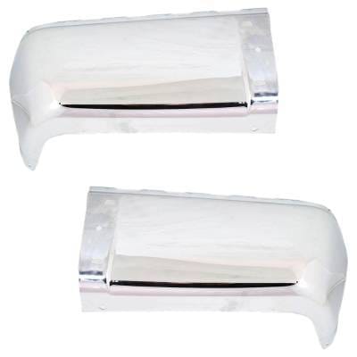 New Rear Left And Rear Right Bumper End Compatible With Chevrolet Gmc Silverado 3500 Hd Lt 8 Cyl