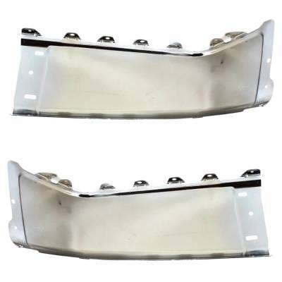 New Rear Left And Rear Right Bumper End Compatible With Chevrolet Gmc Silverado 3500 Hd Ltz 8 Cyl thumbnail 7