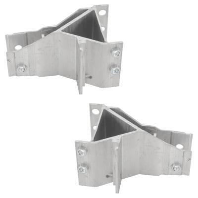 New Front Left And Front Right Bumper Bracket Compatible With Bmw 750Li Xdrive Base 8 Cyl 4.4L 530E
