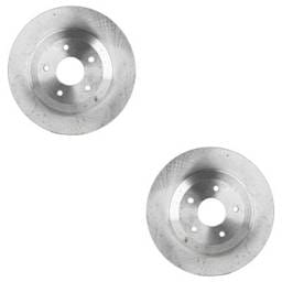New Front Right And Front Left Brake Disc Compatible With Cadillac Chevrolet Xlr Platinum 8 Cyl 4.6L