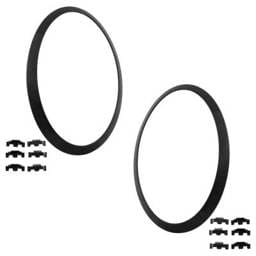 New Pair Of Headlight Bezel Compatible With Mini Cooper John Cooper Works Cooper John Cooper Works