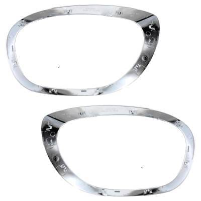 New Pair Of Headlight Bezel Compatible With Mini Cooper Countryman All4 3 Cyl 1.5L Cooper Countryman thumbnail 9