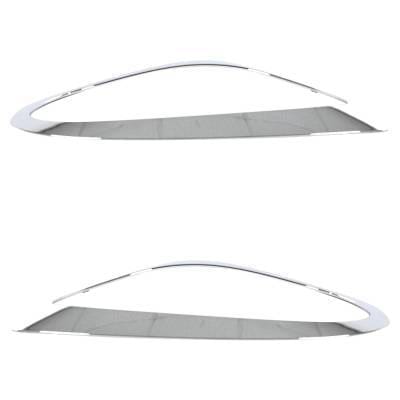 New Pair Of Headlight Bezel Compatible With Mini Cooper Countryman All4 3 Cyl 1.5L Cooper Countryman thumbnail 11