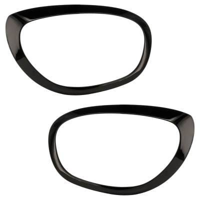 New Pair Of Headlight Bezel Compatible With Mini Cooper Countryman John Cooper Works All4 4 Cyl 2.0L thumbnail 3