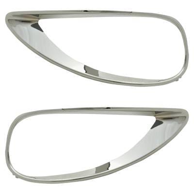 New Front Left And Front Right Headlight Bezel Compatible With Freightliner Columbia 112 6 Cyl 10.8L
