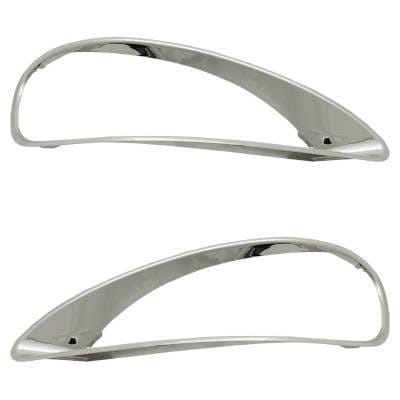 New Front Left And Front Right Headlight Bezel Compatible With Freightliner Columbia 120 6 Cyl 14.0L thumbnail 7