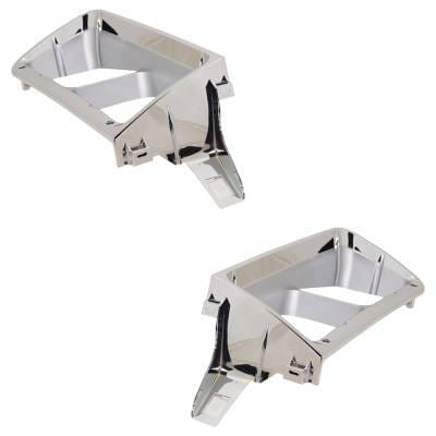 New Pair Of Headlight Bezel Compatible With Freightliner Fld120 Fld12084s 6 Cyl 15.8L Fld120 thumbnail 5