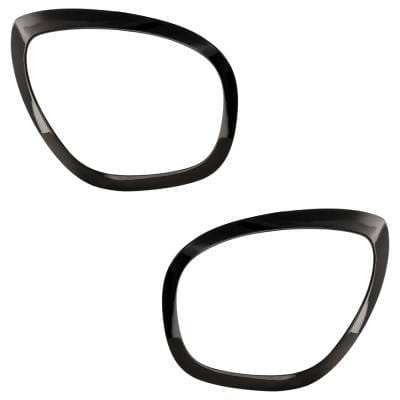 New Pair Of Headlight Bezel Compatible With Mini Cooper Countryman S 4 Cyl 2.0L Cooper Countryman S thumbnail 5