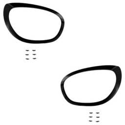 New Pair Of Headlight Bezel Compatible With Mini Cooper Countryman Base 3 Cyl 1.5L Cooper Countryman