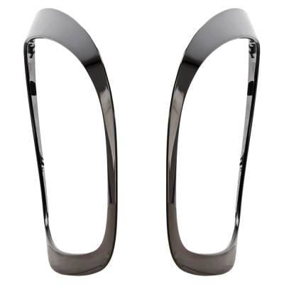 New Pair Of Headlight Bezel Compatible With Mini Cooper Countryman Base 3 Cyl 1.5L Cooper Countryman thumbnail 7