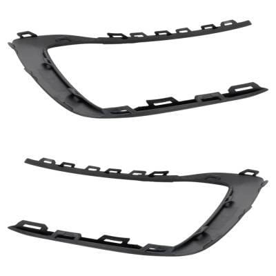 New Front Left Outer And Front Right Outer Grille Trim Compatible With Volkswagen Gti Se 4 Cyl 2.0L thumbnail 11