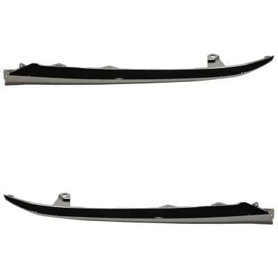 New Pair Of Grille Trim Compatible With Honda Accord Sport 2018-2020 By 71162Tvaa11 71167Tvaa11