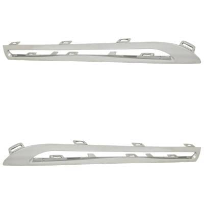 New Left Upper And Right Upper Grille Trim Compatible With Mercedes Benz Glc300 4Matic Glc300 Base thumbnail 5
