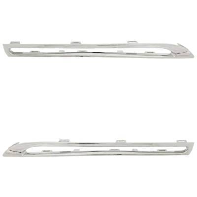 New Left Upper And Right Upper Grille Trim Compatible With Mercedes Benz Glc300 4Matic Glc300 Base